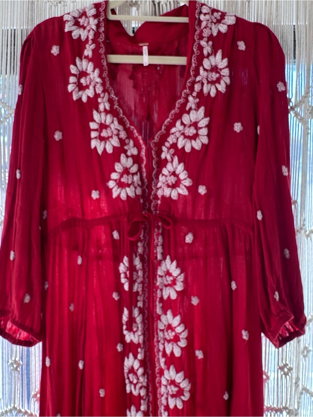 Free People Embroidered Fable Midi Dress - Picture 3 of 4